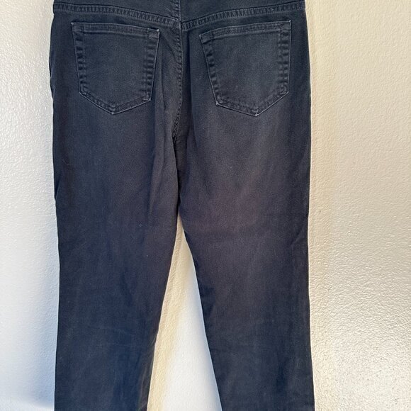 Gloria Vanderbult Taper Leg Black Jeans‎   Size 16P - Picture 3 of 8